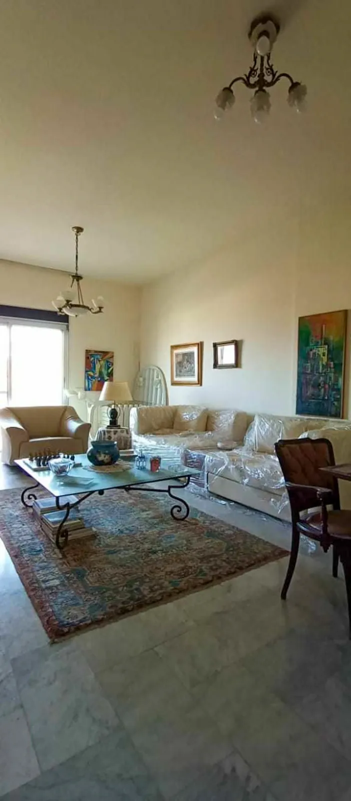 Fully Furnished Apartment in Naccache, Metn with Sea View
