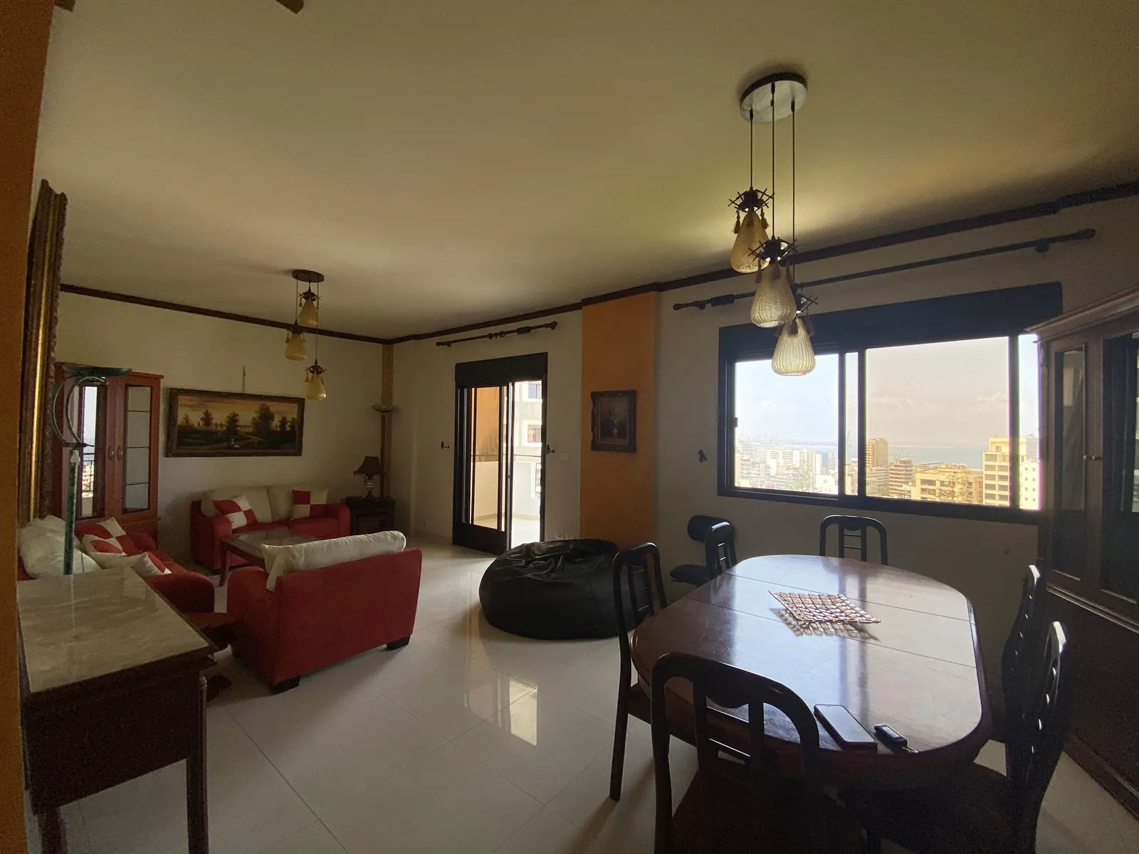 Semi-Furnished Apartment for Rent in Jal El Dib, Metn with Sea View — الصورة 2
