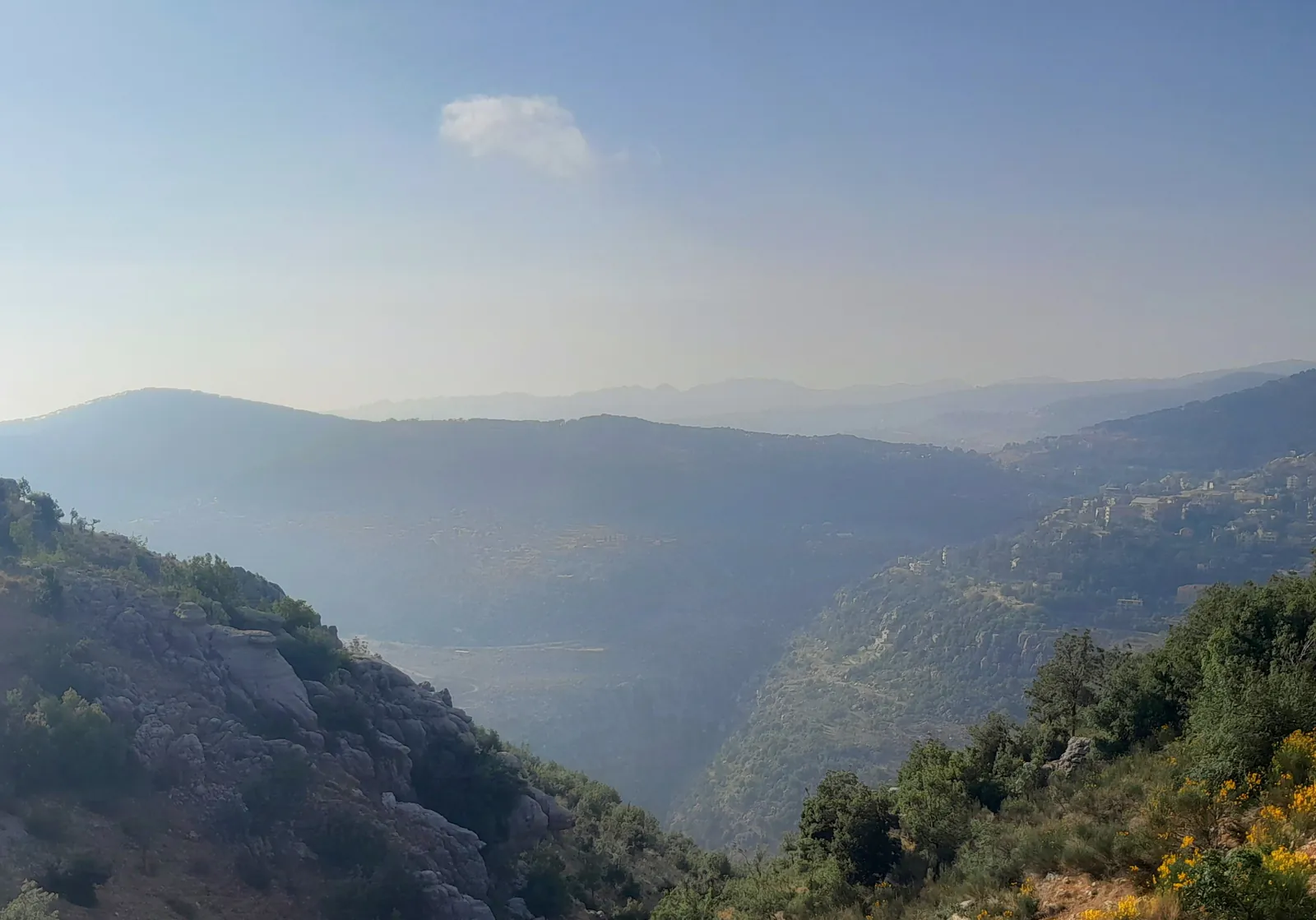 Land in Zaarour, Metn Overlooking the Mountains