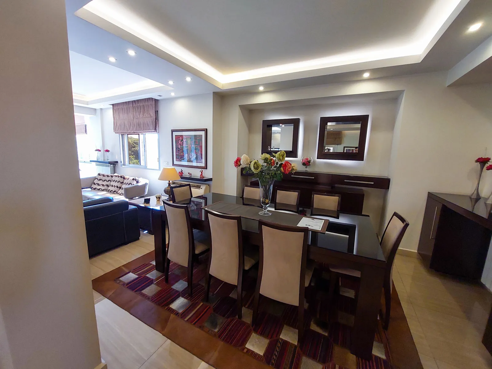 Duplex in Dik El Mehdi, Metn with Sea and Mountain View — photo 3