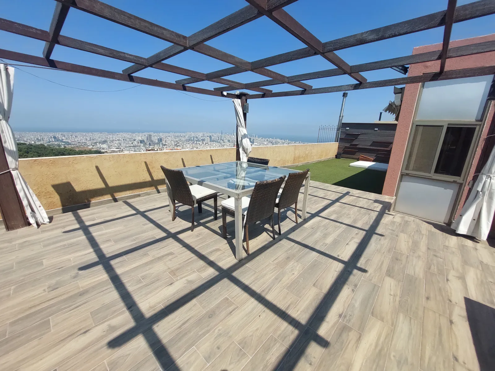 Furnished Apartment in Mar Roukoz, Metn with Sea + Mountain View — photo 1
