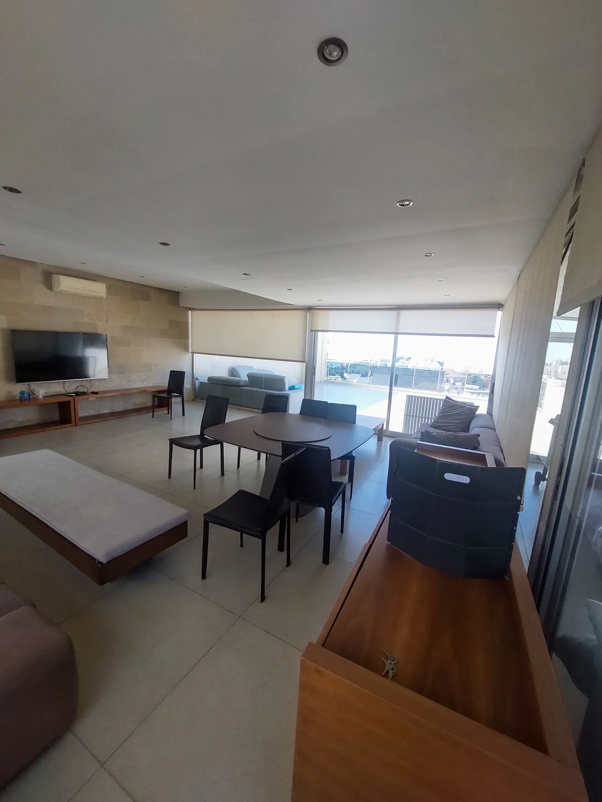 Furnished Apartment in Naccache, Metn with Terrace + Sea View