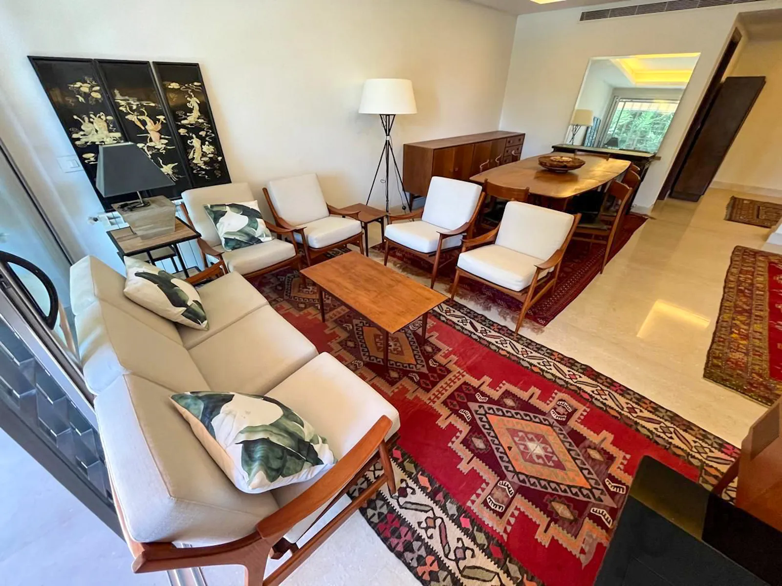 Fully Furnished Apartment in Biyada, Metn with Terrace — الصورة 3