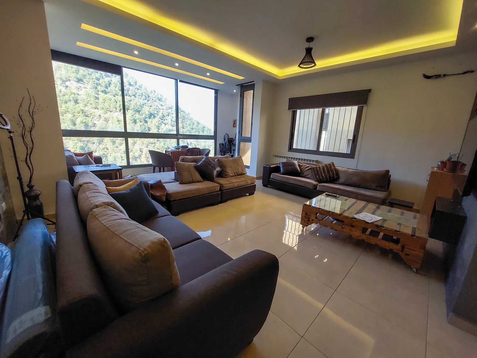 Furnished New Apartment in Zikrit, Metn with Mountain View