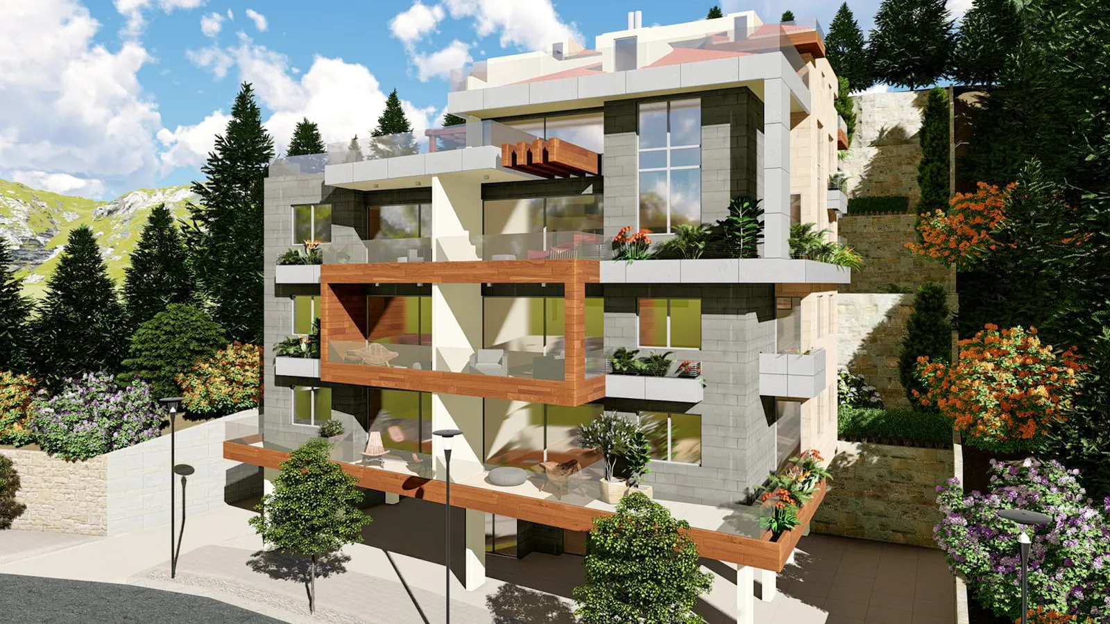 PAYMENT FACILITIES-Under Construction Apartment in Aoukar, Metn — الصورة 3