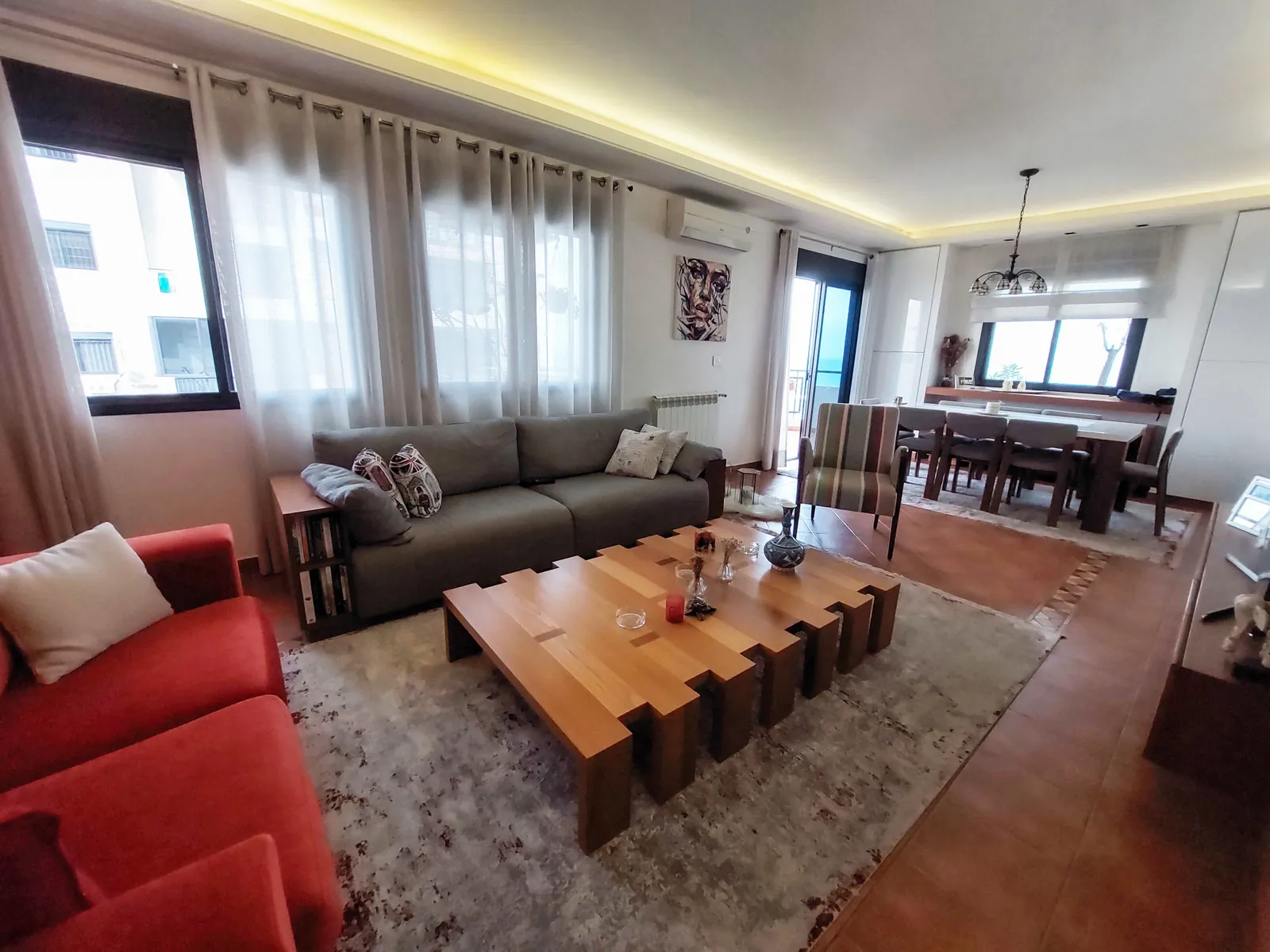 Furnished Apartment in Dbayeh, Metn with Sea View