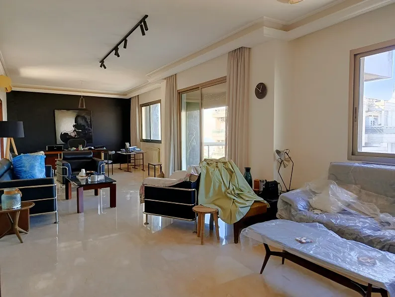 Furnished Apartment in Mansourieh, Metn with City & Sea View — الصورة 2