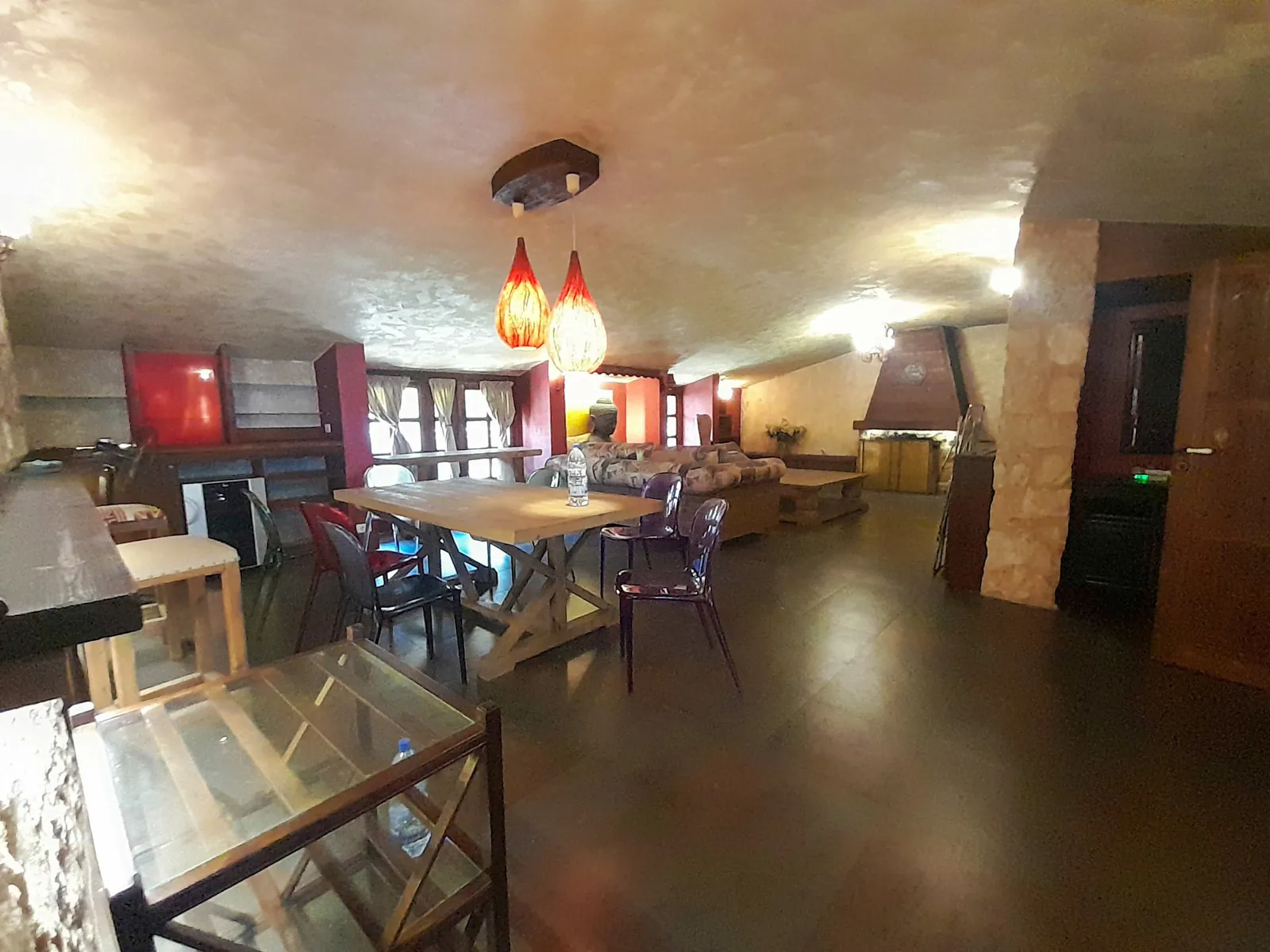 Frunished Apartment in Bikfaya, Metn with Mountain and Sea View
