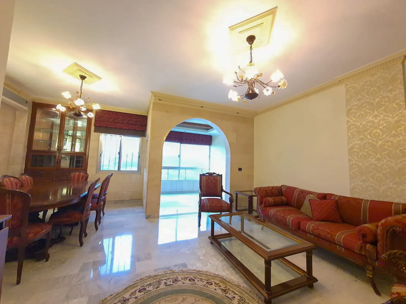 Furnished Apartment in Dik El Mehdi, Metn with Mountain View