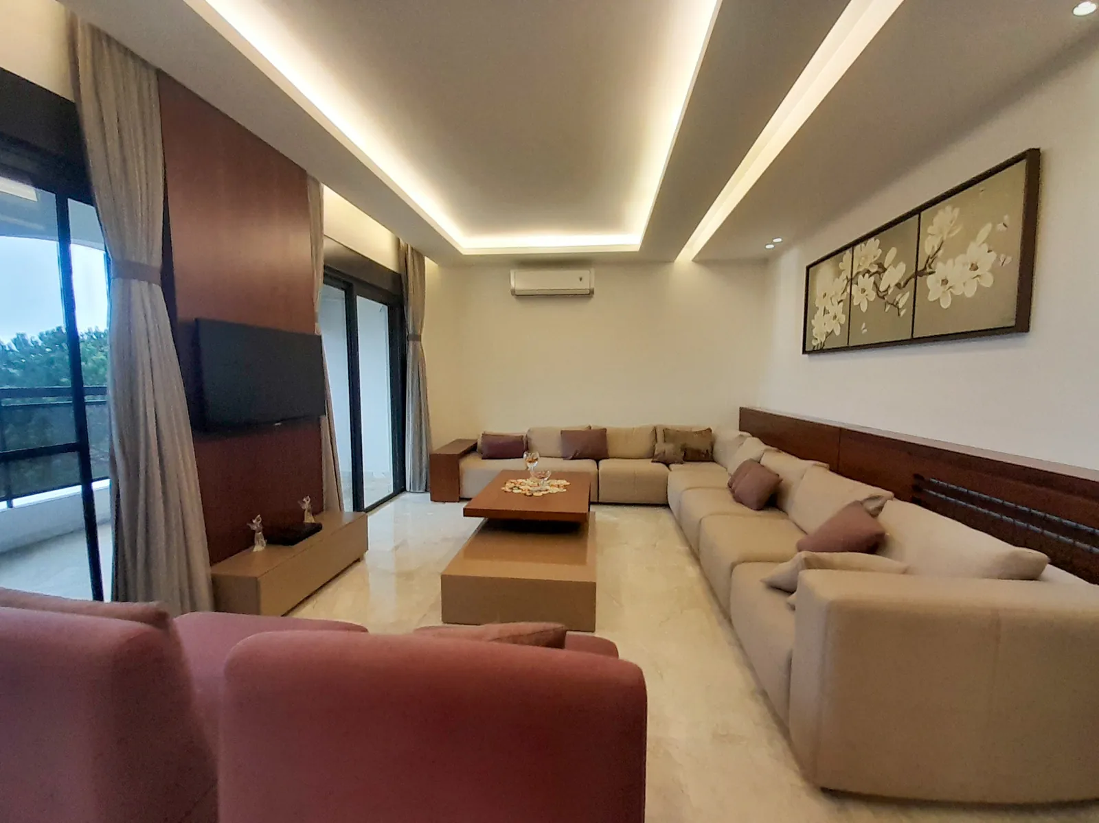 Furnished Apartment in Broumana, Metn with Mountain View