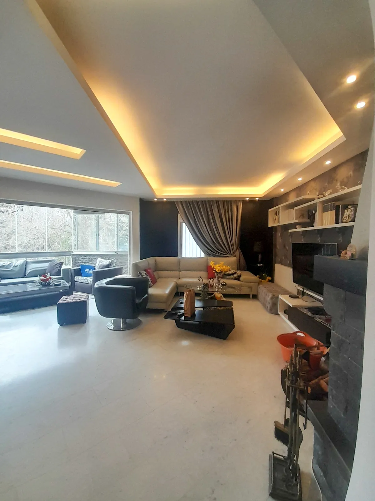 Furnished Apartment in Bhorsaf, Metn with Sea & Mountain View — الصورة 2