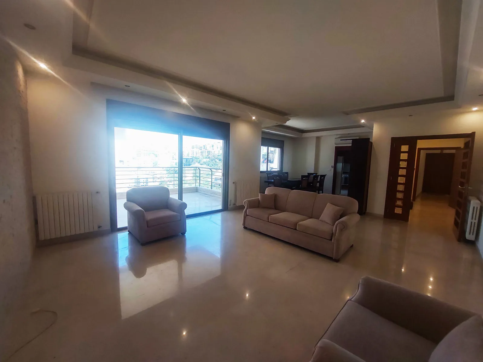 Furnished Apartment in Mtayleb, Metn with Partial Sea View