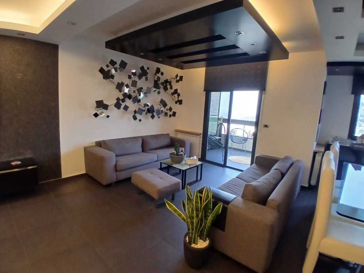 Furnished Apartment in Bsalim, Metn with Mountain and Sea View
