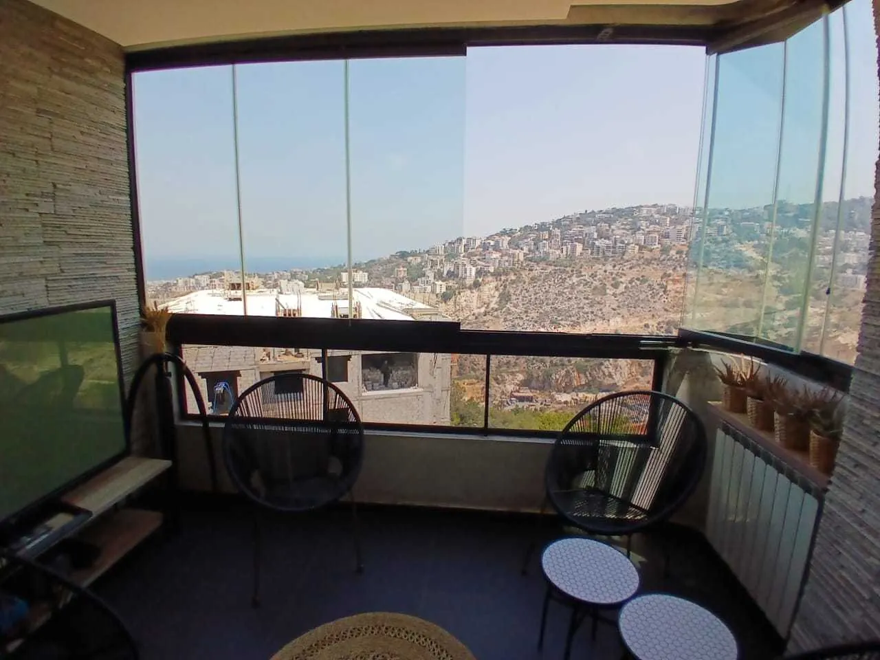 Furnished Apartment in Bsalim, Metn with Mountain and Sea View — الصورة 4