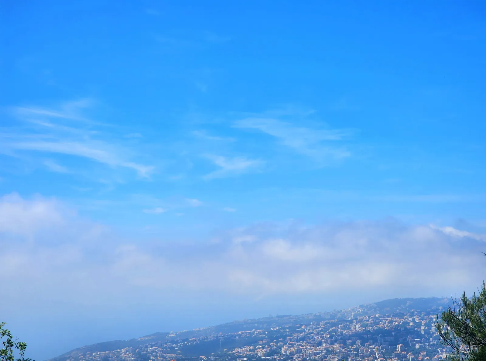 Land in Bikfaya, Metn Overlooking the Mountains and the Ocean