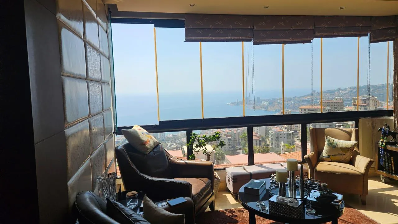 Furnished Duplex in Sahel Alma, Keserwan + Terrace & Sea View