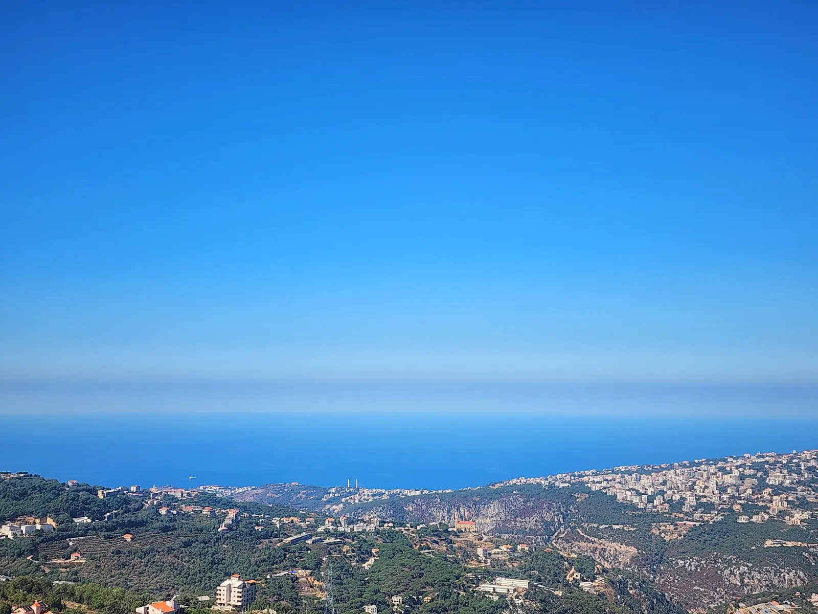 Land in Bikfaya (Zaghrine) Overlooking the Mountains and the Ocean