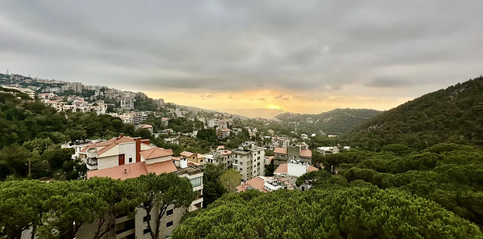 Land in Mar Chaaya, Broummana with Open Sea & Mountain View