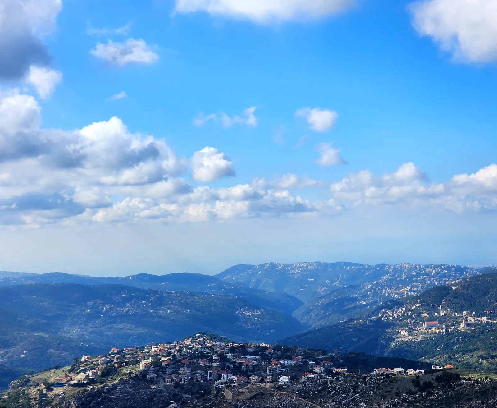 Land in Mtein, Metn Overlooking the Mountains and the Ocean