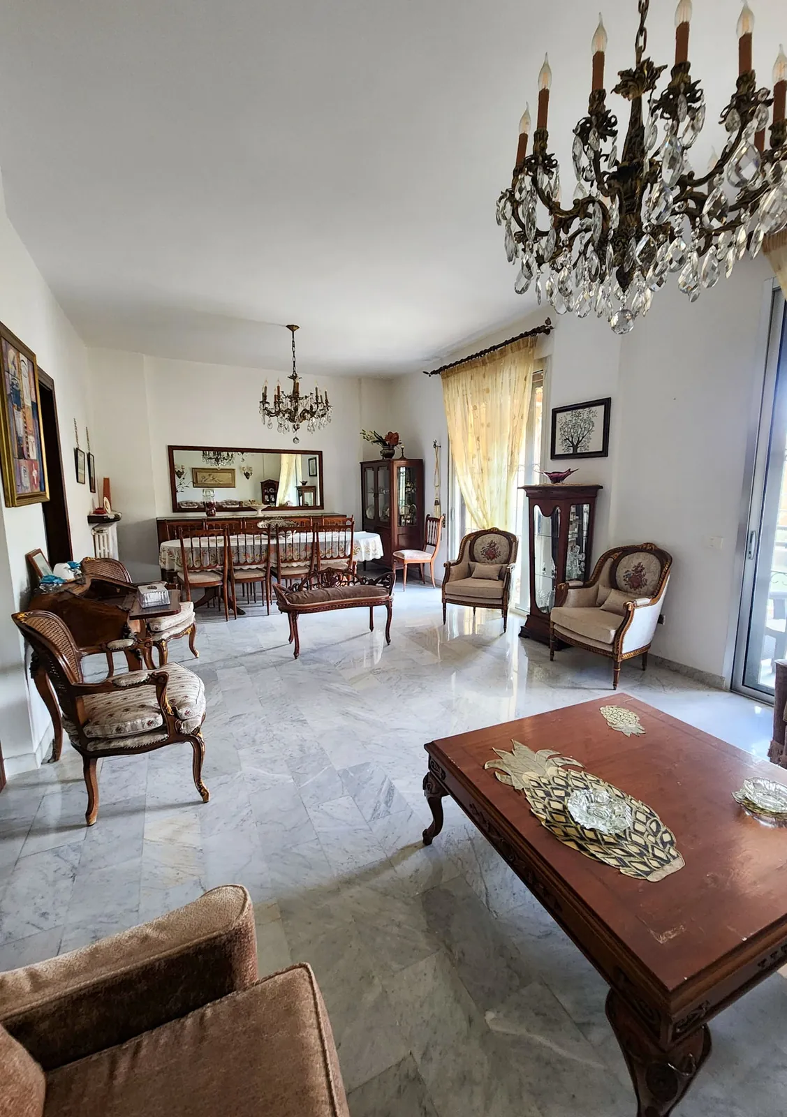 Furnished Apartment in Baabdat, Metn with a Partial Mountain View + GARDEN