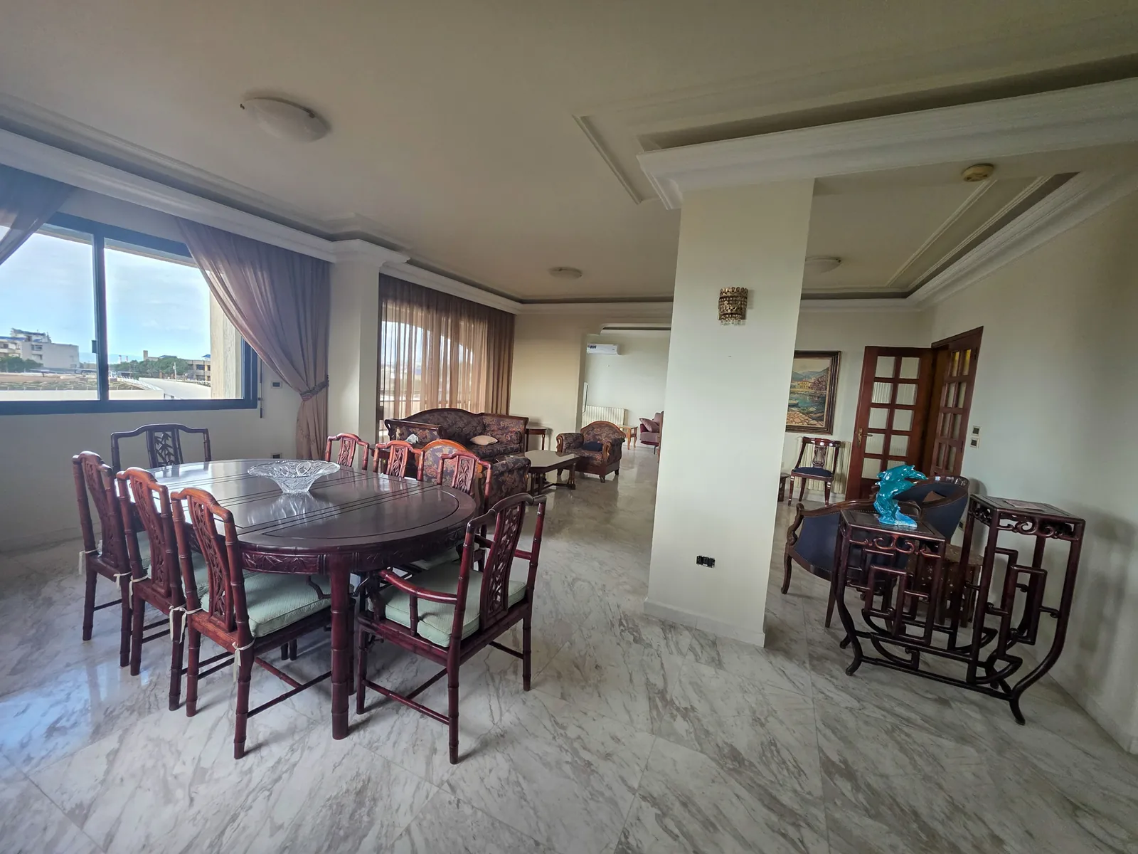 Furnished Spacious Apartment in Aoukar, Metn with a Breathtaking Sea View — photo 4