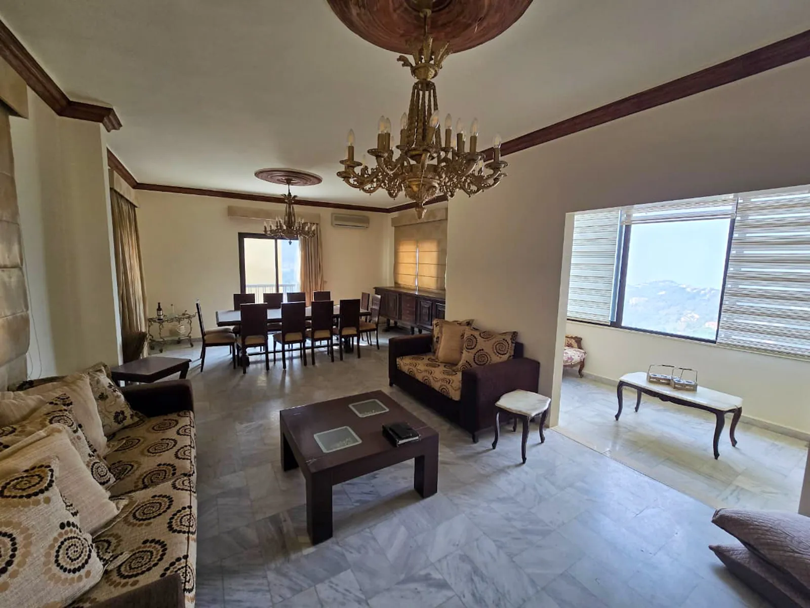 Furnished Duplex in Ain Alak, Metn with a Breathtaking Sea and Mountain View — الصورة 3
