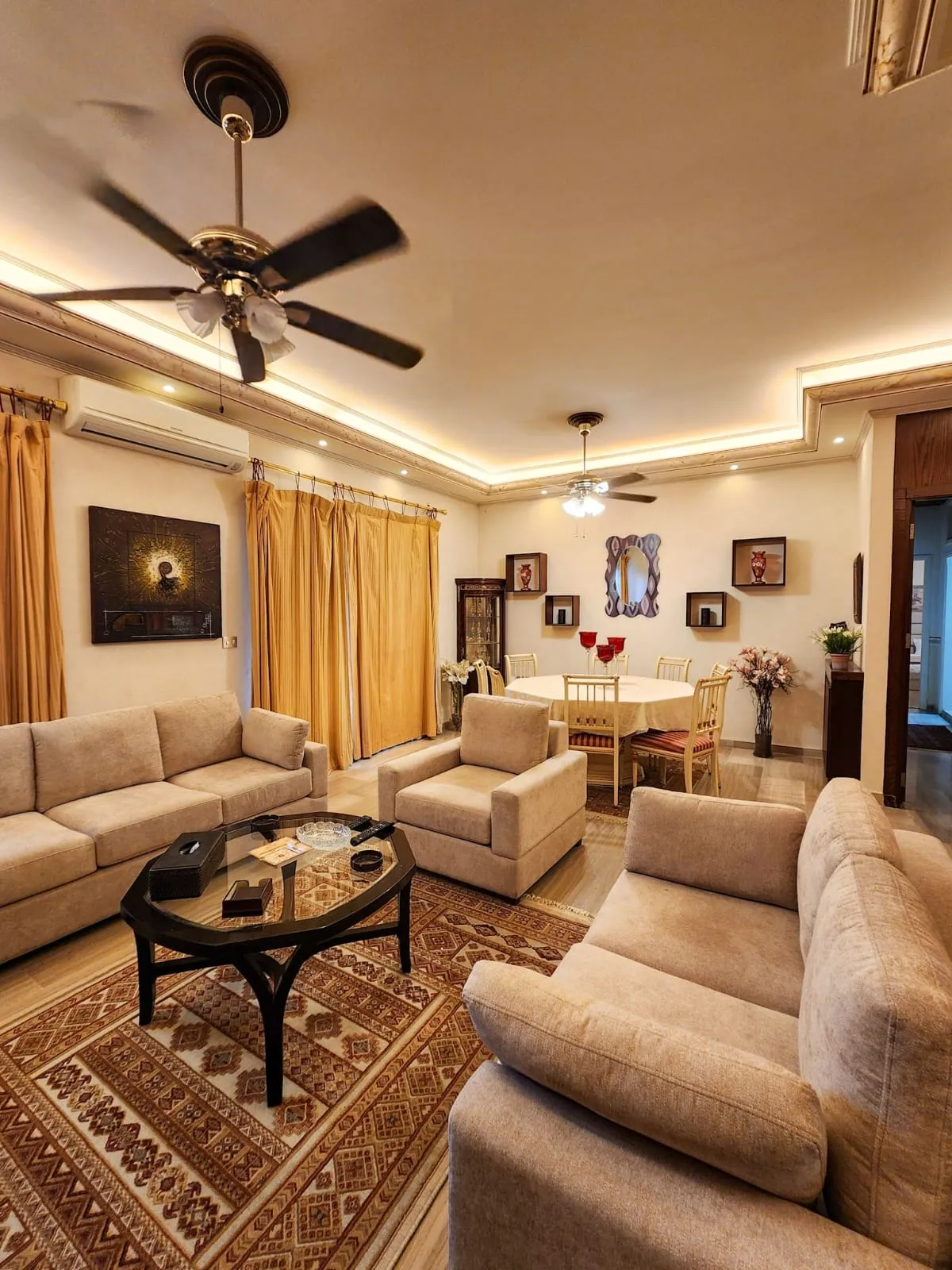 Fully-Furnished Apartment in Broumana with GARDEN Access + Mountain View