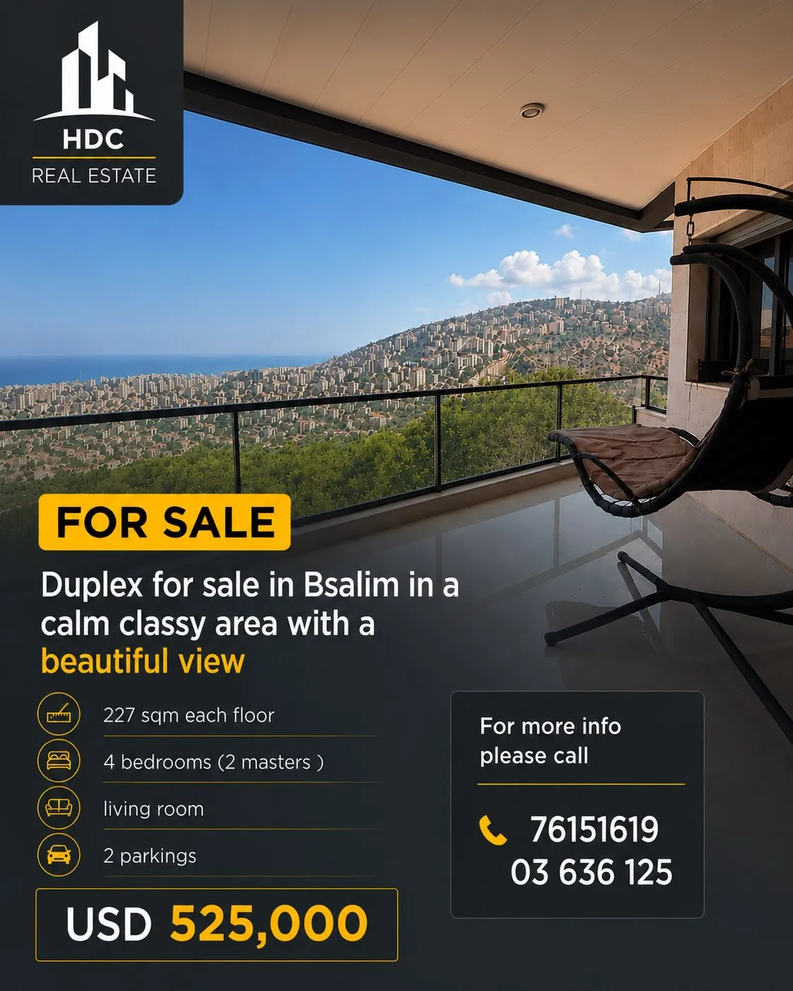 Duplex for Sale in Bsalim