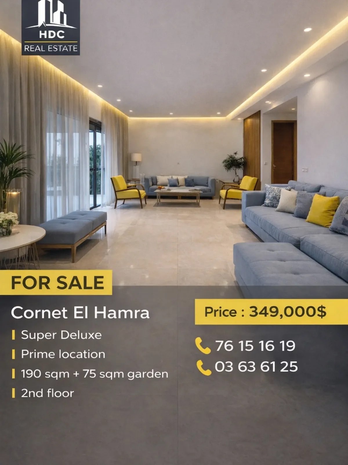 Apartment for Sale in Cornet El Hamra