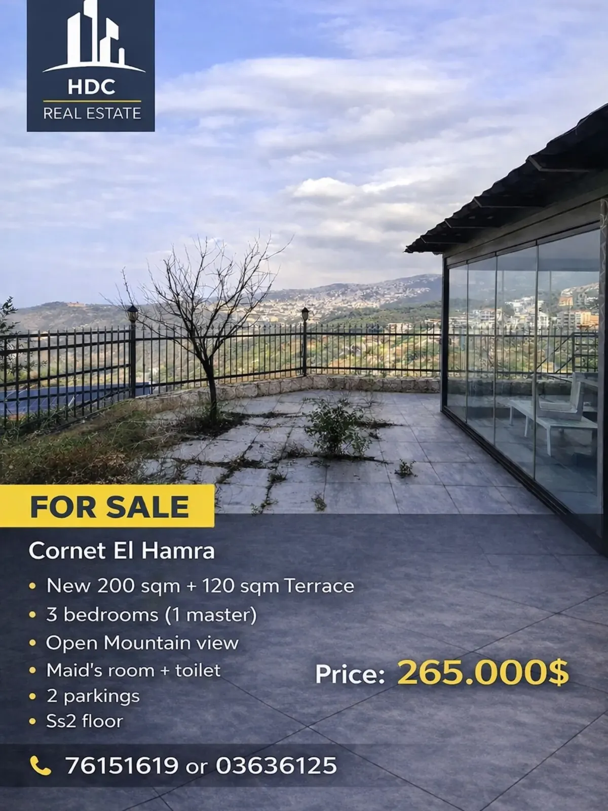 Apartment for Sale in Cornet El Hamra
