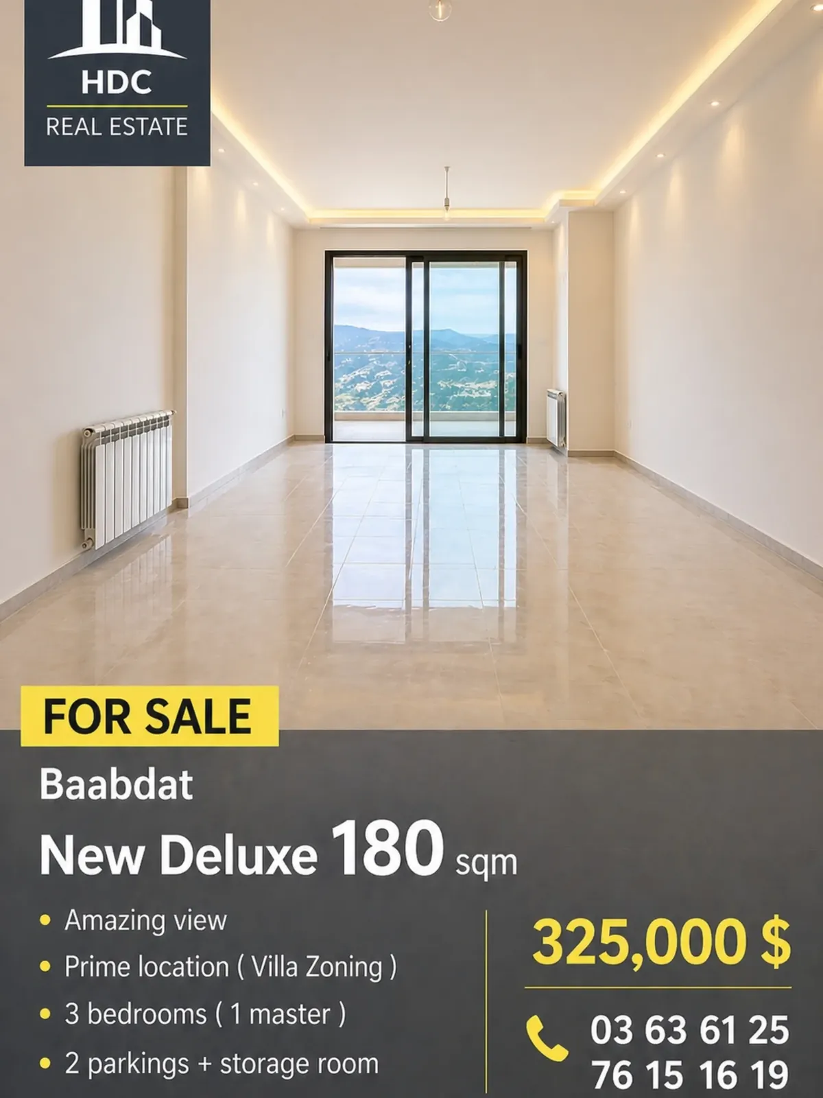 Apartment for Sale in Baabdat