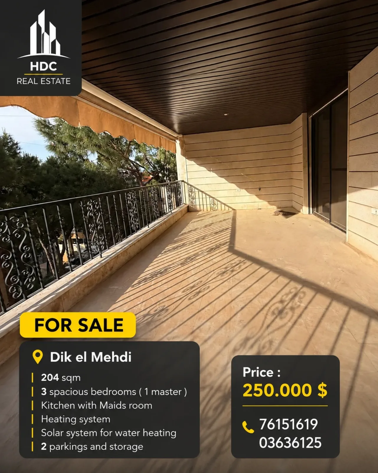 Apartment for Sale in Dik El Mehdi