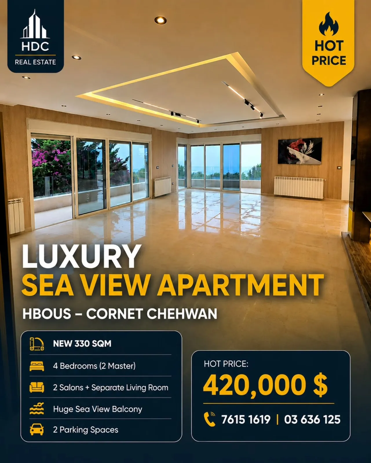 Apartment for Sale in Hbous (Cornet Chehwan)