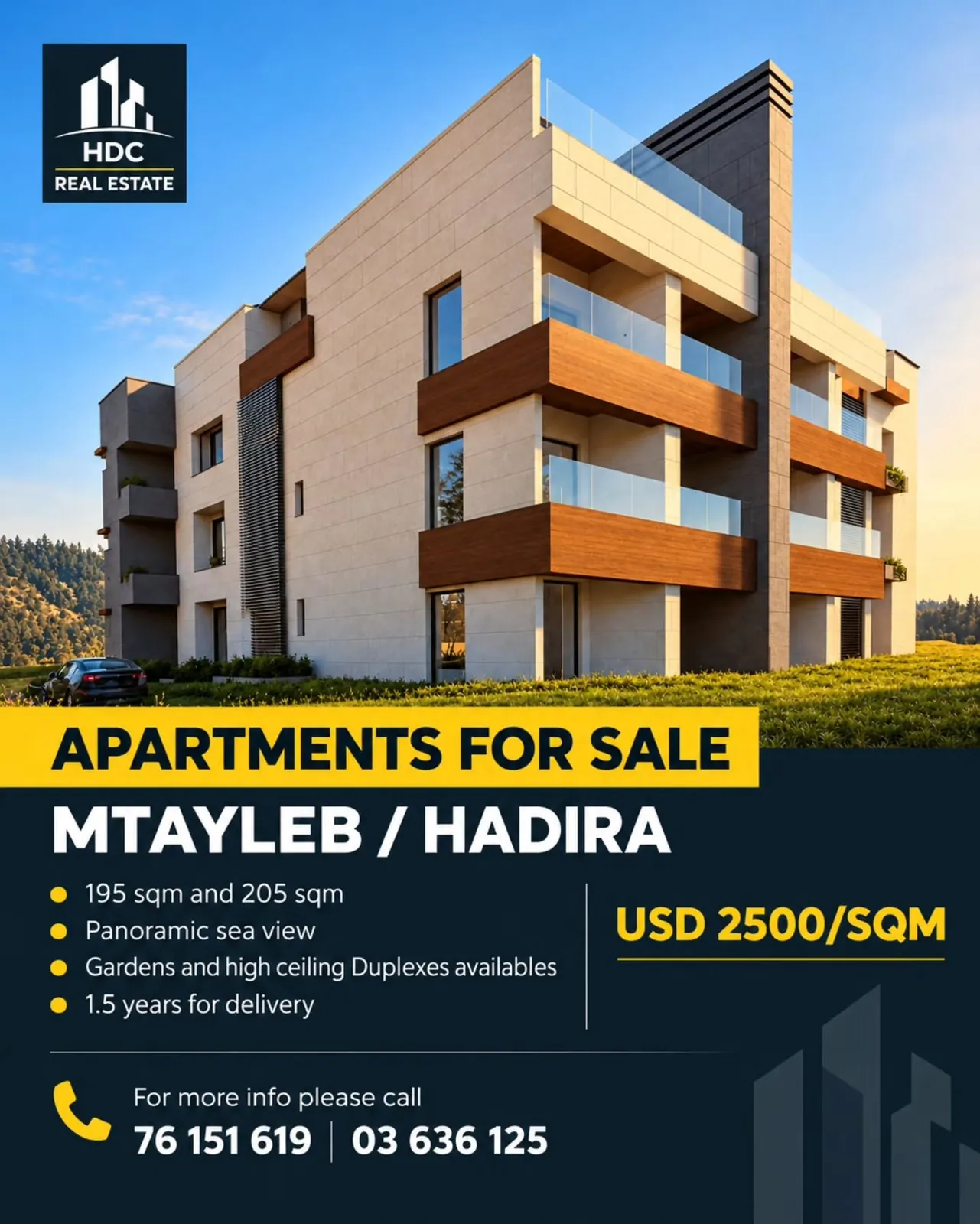 Mtayleb Hadira Sea View Duplexes
