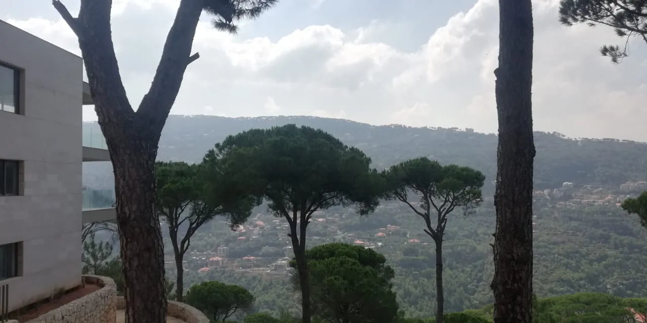 3135 SQM Land For Sale With Open Panoramic View In A Calm Area In Baabdat — الصورة 2