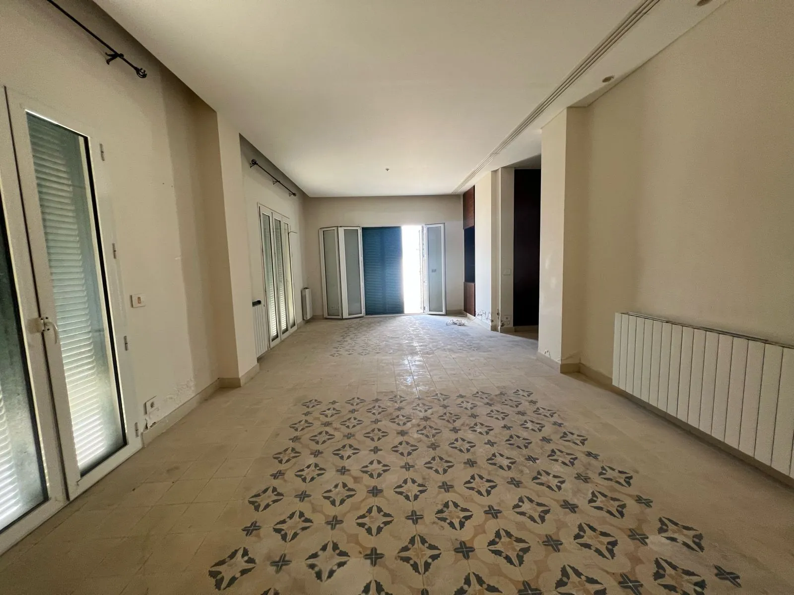 High Ceiling Vintage Apartment with Terrace for Rent In Achrafieh