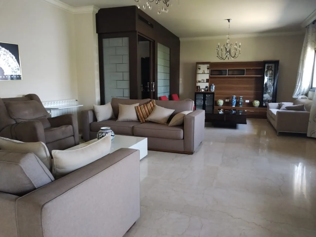 Furnished Apartment With Terrace & Garden for Rent In Kfarhbeib