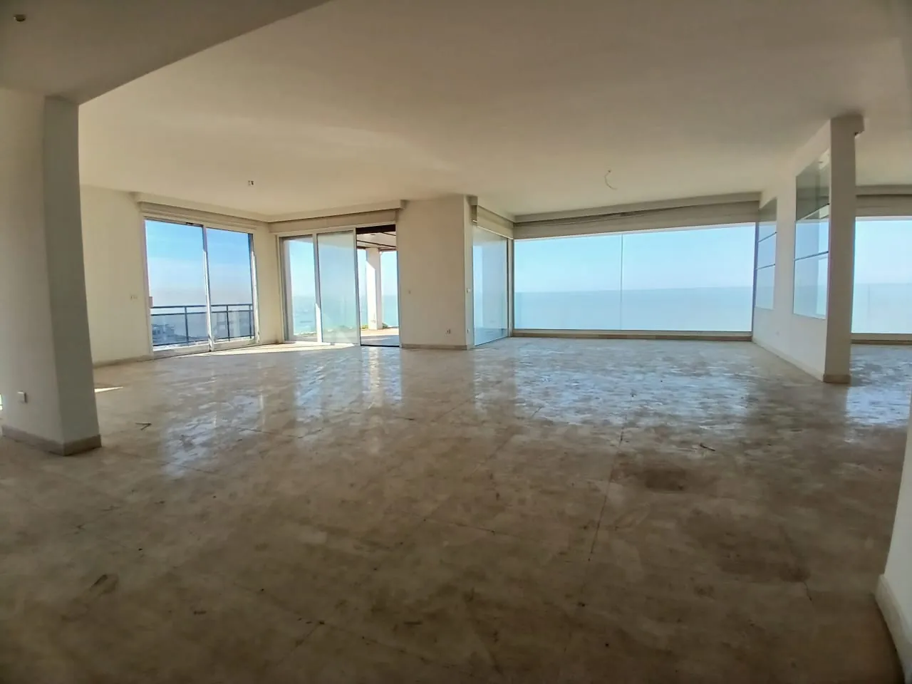 Spacious High-End Apartment With Great Sea View For Rent in Rabieh