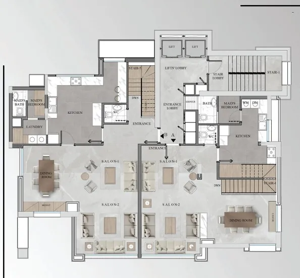 Under-Construction Project! Brand New 3-Bedroom Duplex For Sale in Sin El Fil