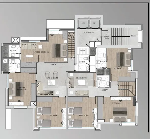 Under-Construction Project! Brand New 3-Bedroom Duplex For Sale in Sin El Fil — الصورة 2