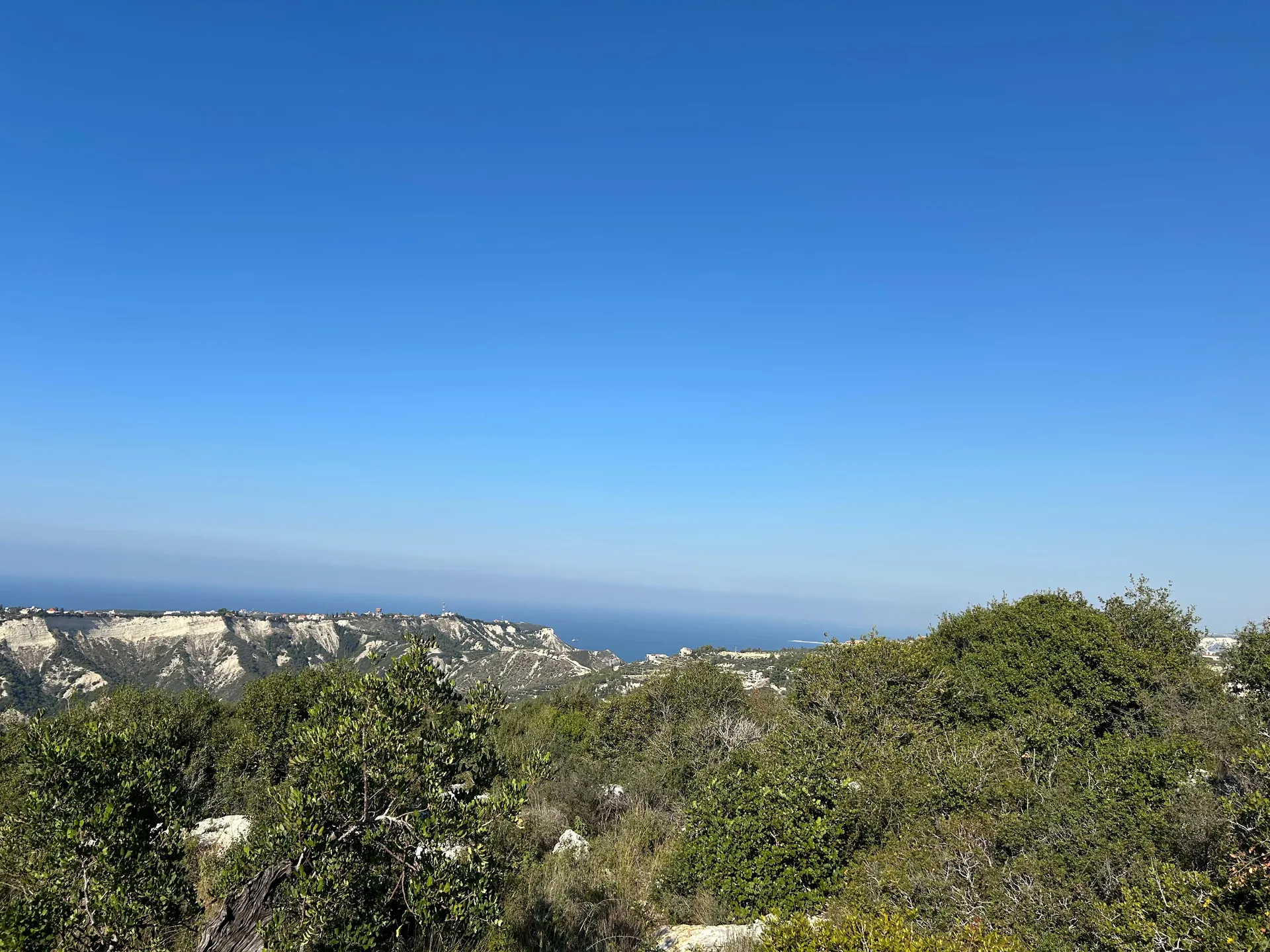 Land With Sea and Mountain View For Sale in Aabrine, Batroun