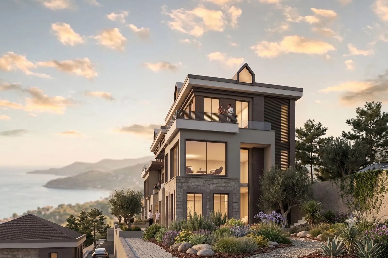 Land With Sea and Mountain View For Sale in Aabrine, Batroun — الصورة 2