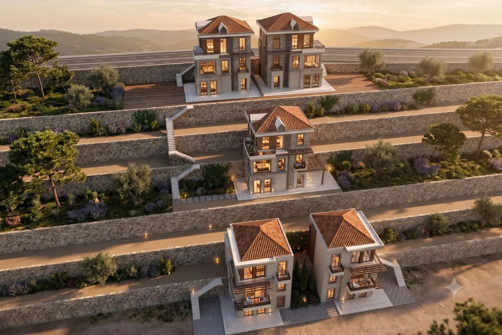 Land With Sea and Mountain View For Sale in Aabrine, Batroun — الصورة 4