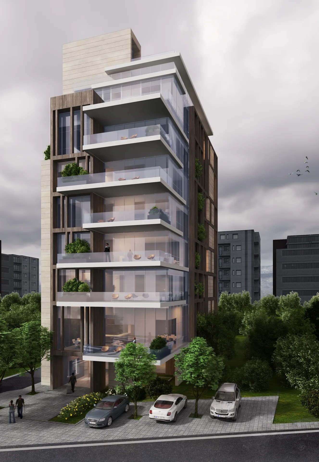 Under-Construction Apartment For Sale in High-End Building in Horsh Tabet