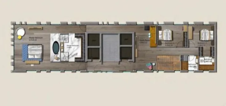 Duplex Penthouse with Amazing Sea View For Sale in Mar Mikhael — الصورة 5