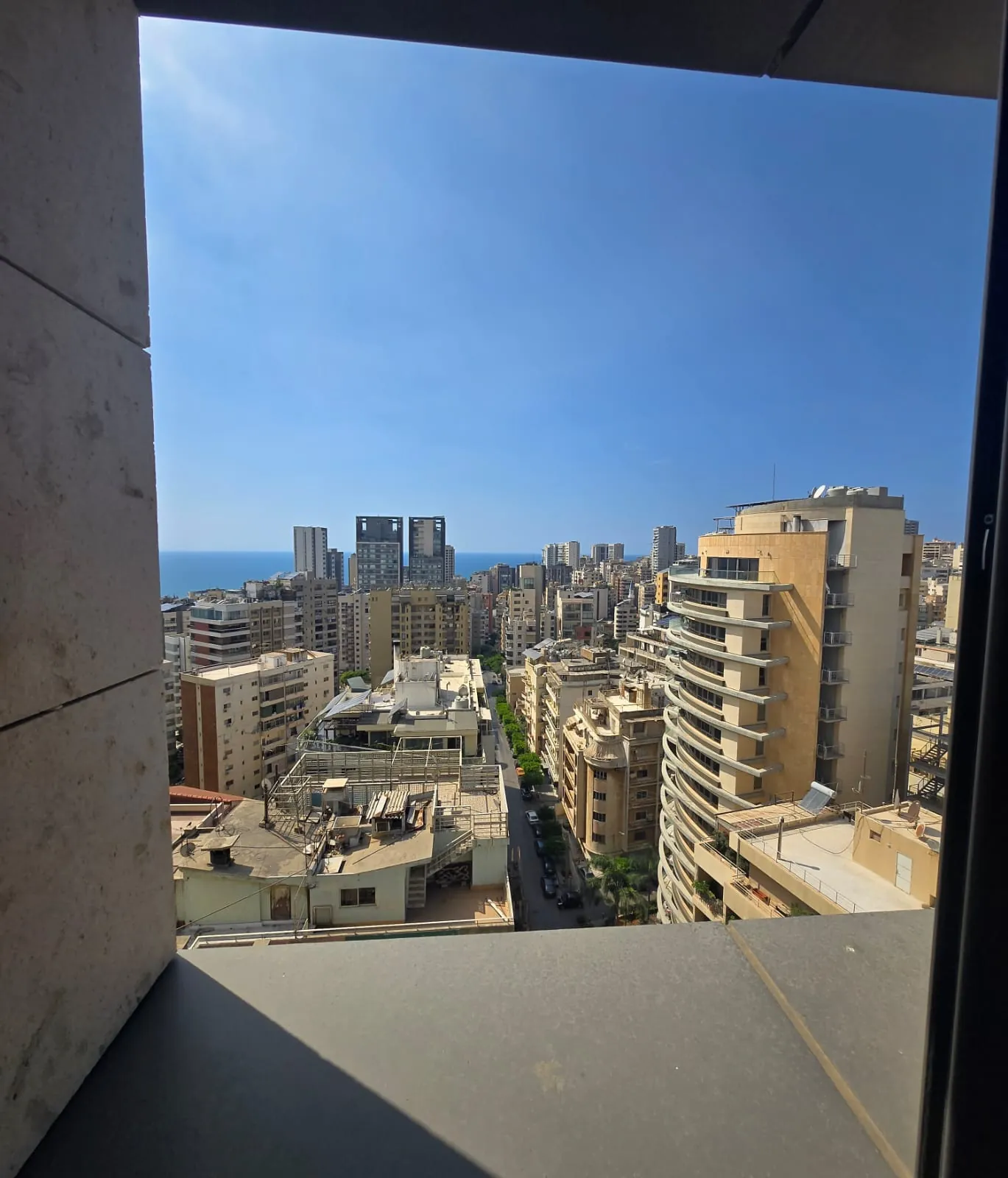 Core & Shell Penthouse with Rooftop Terrace For Sale in Verdun, Ras Beirut