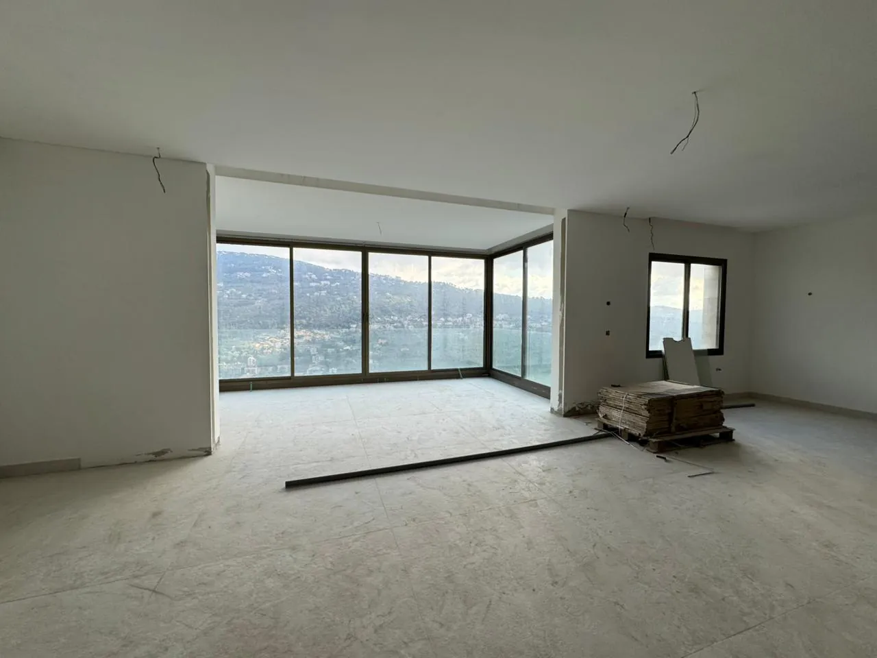 Spacious Apartment With Terrace For Sale in Baabdat