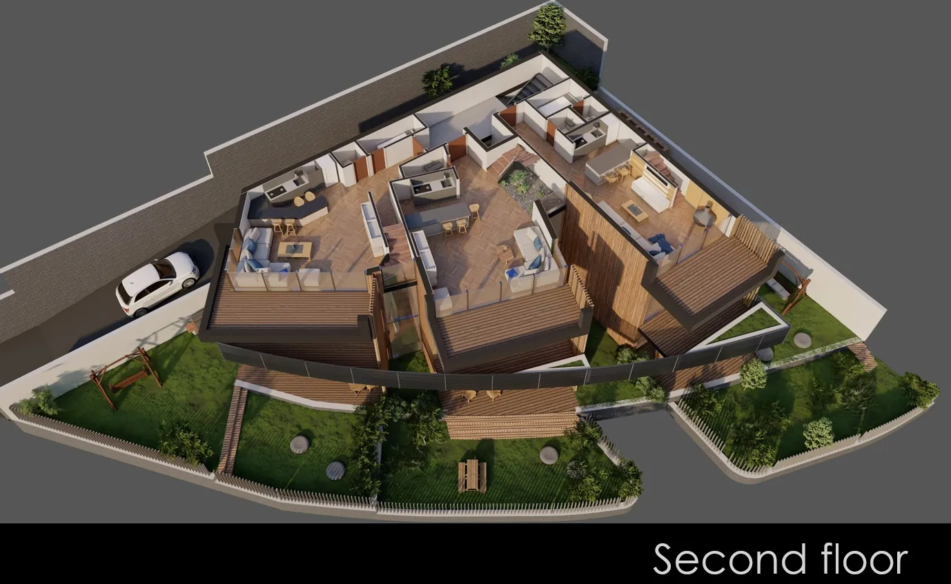 Under Construction 2-Bedroom Duplex Chalet For Sale in Fakra — الصورة 3