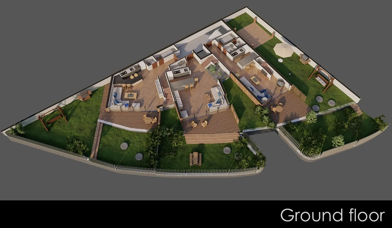 Under construction 3-Bedroom Duplex Chalet with Garden For Sale in Fakra — الصورة 4