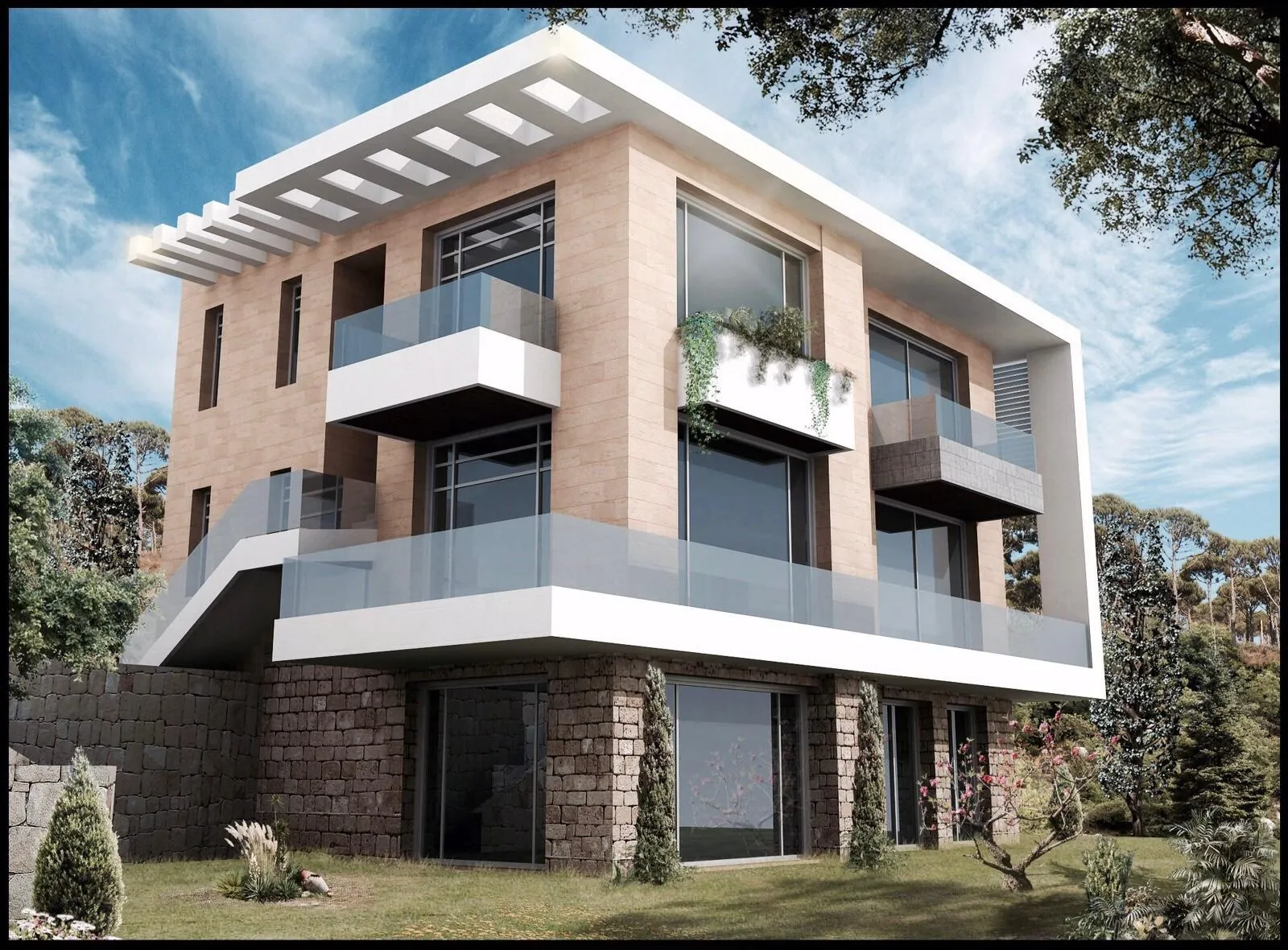 Land With Under-Construction Villa For Sale in Monsef — الصورة 2